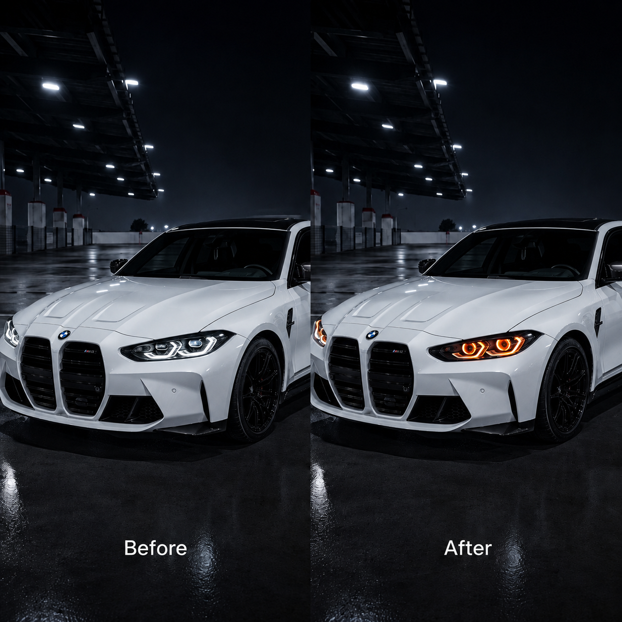 Animated Eye Headlights